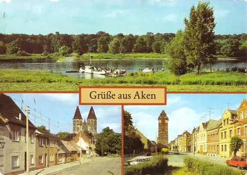 AK, Aken Kr. Köthen, drei Abb., 1986