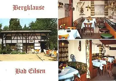 AK, Bad Eilsen, Gaststätte "Bergklause", 3 Abb., 1978