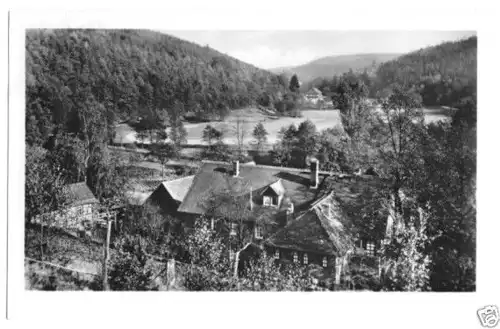 AK, Mühltal Thür., Walk- und Amtsschreibermühle, 1957