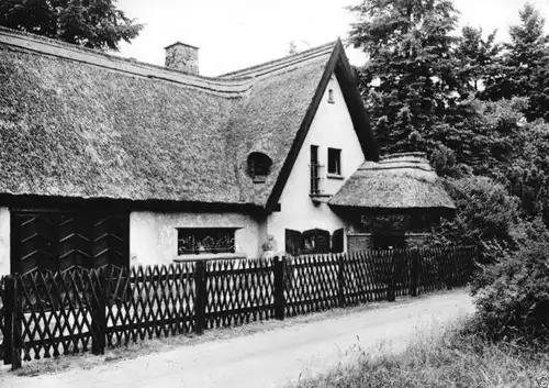 Ansichtskarte, Diensdorf am Scharmützelsee, Haus der Schriftstellerin Hedda Zinner, 1966