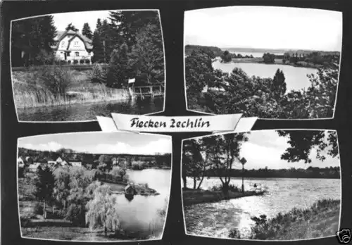 AK, Flecken Zechlin, Kr. Neuruppin, vier Abb., 1967