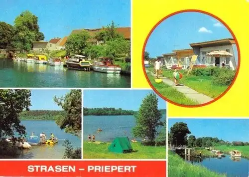 AK, Strasen-Priepert Kr. Neustrelitz, 5 Abb., 1983