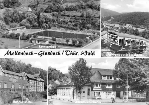 AK, Mellenbach - Glasbach, vier Abb., 1979