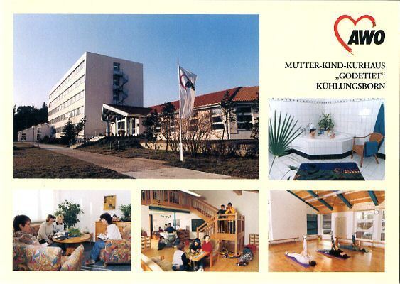 Ansichtskarte, Kühlungsborn, AWO MutterKindKurhaus, 5