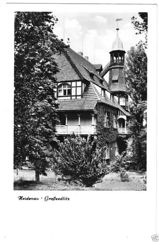 Ansichtskarte, Heidenau - Großsedlitz, Gebäude, 1954