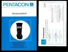 Kauf und Garantieunterlagen für Kamera und Obejektiv Pentacon PLC3, 1980