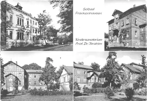 AK, Bad Frankenhausen, Kindersanatorium, 4 Abb., 1981