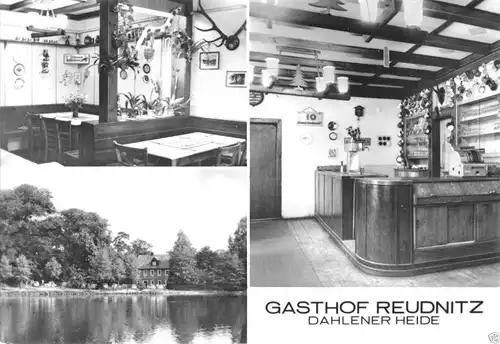 AK, Gasthaus Reudnitz, Dahlener Heide, 1976