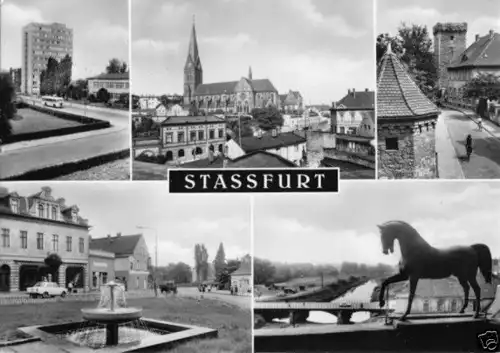AK, Stassfurt, fünf Abb., 1971