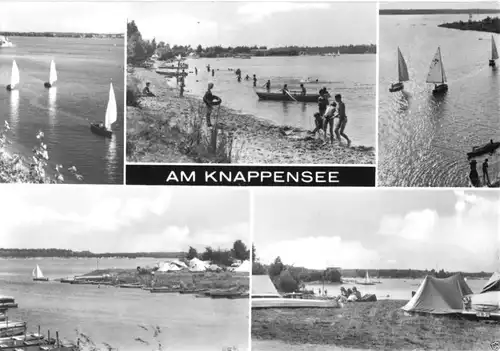 AK, Knappenrode Kr. Hoyerswerda, Am Knappensee, fünf Abb., 1975