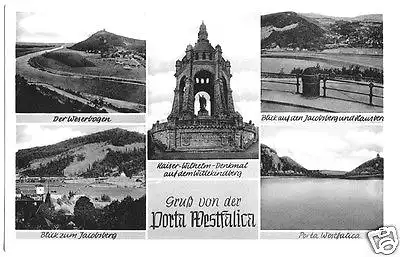 AK, Porta Westfalica, fünf Abb., um 1955