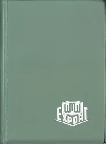 Vier Bände Exportkataloge, Volkseigenen Betriebe DDR- Werkzeugmaschinenbau, 1957