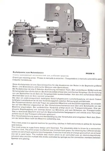 Vier Bände Exportkataloge, Volkseigenen Betriebe DDR- Werkzeugmaschinenbau, 1957