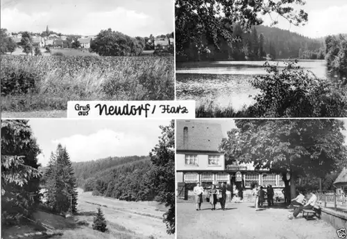 AK, Bad Kösen, Kurmittelhaus, vier Innenansichten, 1973