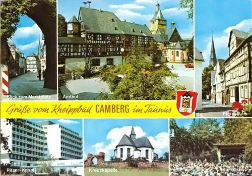 AK, Bad Camberg im Taunus, sechs Abb., um 1978