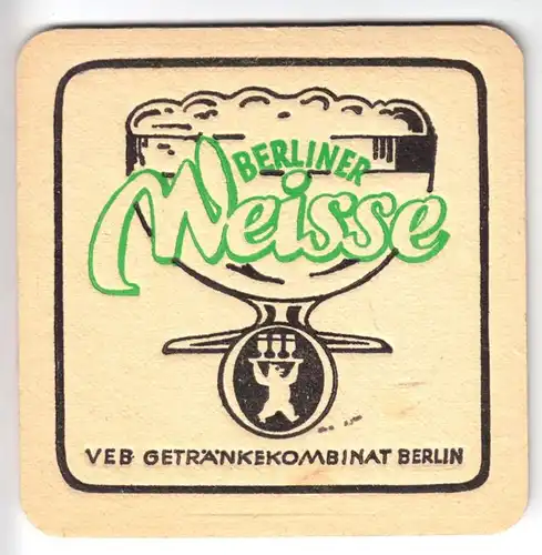 Bierdeckel, VEB Getränkekombinat Berlin, Zille-Stube, um 1980