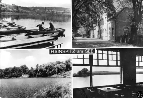 Ansichtskarte, Hainspitz am See, vier Abb., 1974