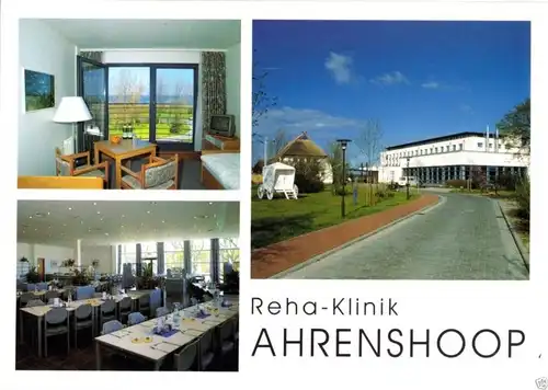 AK, Ostseebad Ahrenshoop, Reha-Klinik, drei Abb., 2000