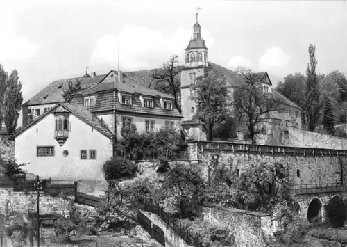 AK, Schmalkalden Thür., Schloß Wilhelmsburg mit Pfalz, 1961