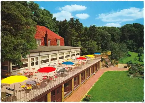 AK, Bad Münder am Deister, Berggasthaus und Pension Ziegenbuche, um 1970