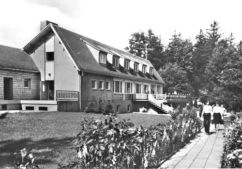 Ansichtskarte, Bad Schandau Ostrau Sächs. Schweiz, Ferienheim, 1982
