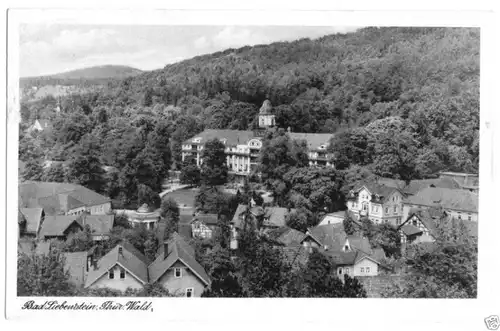 AK, Bad Liebenstein Thür. Wald, Teilansicht, 1950