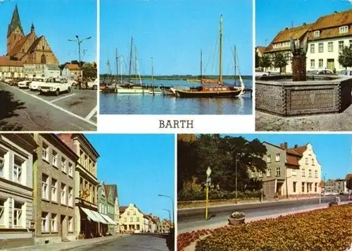 AK, Barth, 5 Abb., u.a. Ernst-Thälmann-Straße, 1980