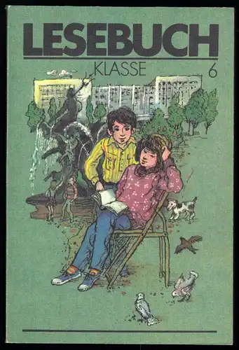 Schulbuch der DDR, Lesebuch, Klasse 6, 1990
