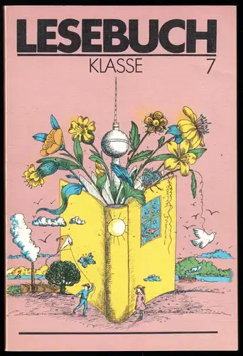 Schulbuch der DDR, Lesebuch, Klasse 7, 1987