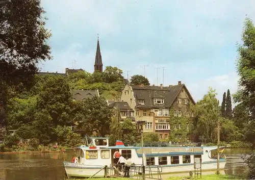 AK, Halle Saale, Anlegestelle der Weißen Flotte, 1988