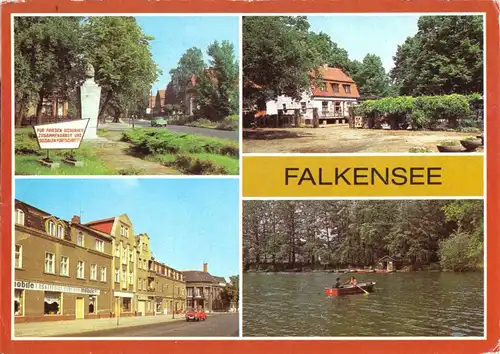 AK, Falkensee Kr. Nauen, vier Abb., 1982