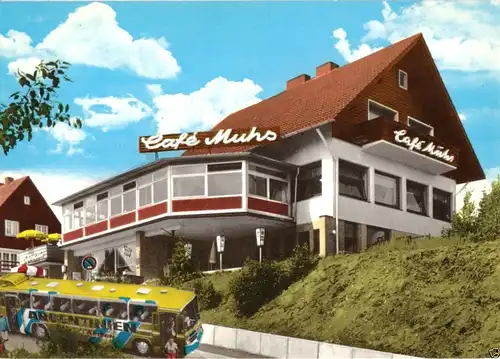 AK, Schulenberg Oberharz, Café Muhs, 1977