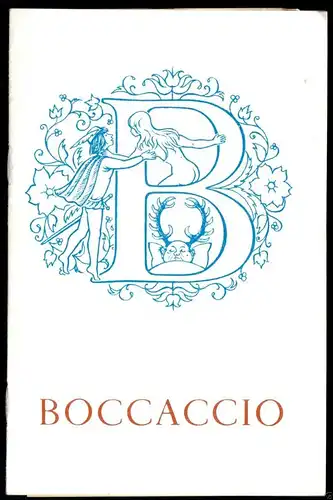 Theaterprogramm, Metropol Theater Berlin, Boccaccio, 1972/73