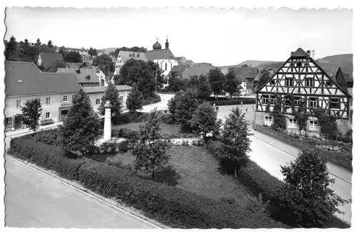 Ansichtskarte, Heiligenstadt Fränkische Schweiz, Teilansicht, um 1965