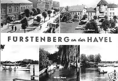 AK, Fürstenberg Havel, fünf Abb., 1970