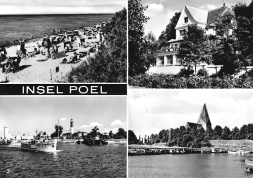 AK, Insel Poel, vier Abb., 1970