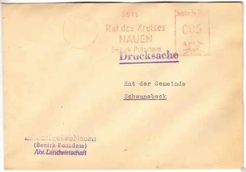 AFS, Rat des Kreises Nauen, Bz. Potsdam, Nauen, 14.3.62