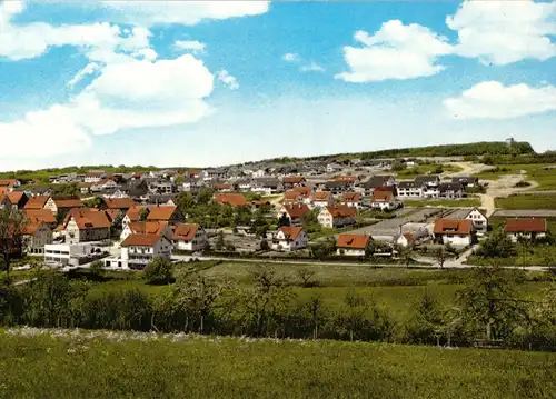 AK, Gechingen Kr. Calw, Teilansicht, um 1985