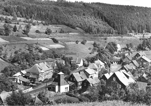 AK, Hirschbach Kr. Suhl, Unterer Ortsteil, 1969