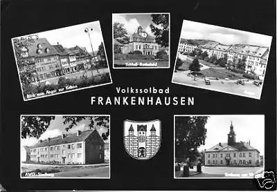AK, Bad Frankenhausen, fünf Abb., gestaltet, 1966