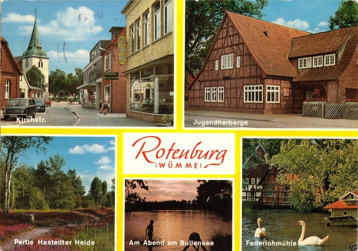 AK, Rotenburg Wümme, fünf Abb., gestaltet, 1972 Nr. 192196177292