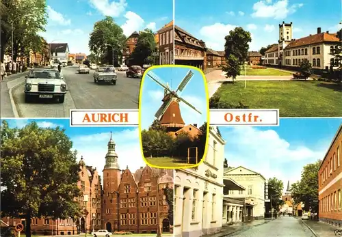 AK, Aurich Ostfr., fünf Abb., um 1966