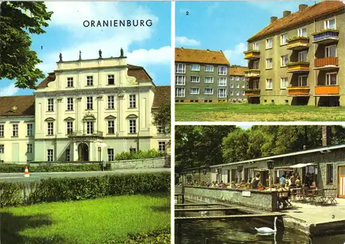 AK, Oranienburg, drei Abb., 1975