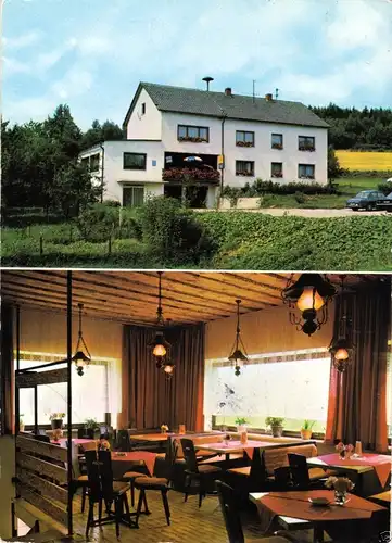 AK, Rimbach OT Kettersdorf, Café - Pension Astrid, zwei Abb., um 1980