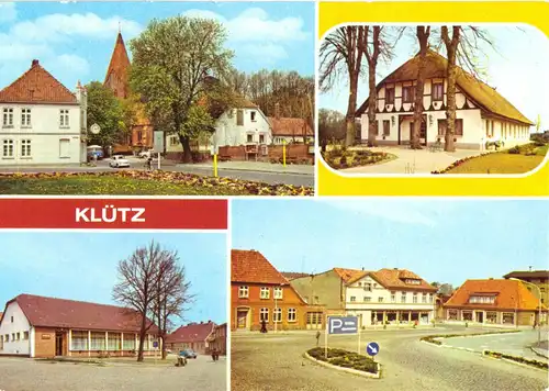 AK, Klütz Meckl. Kr. Grevesmühlen, vier Abb., 1979