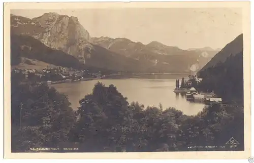 AK, Salzkammergut, Grundlsee, 1923