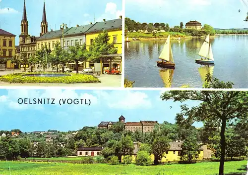 AK, Oelsnitz Vogtl., drei Abb., 1973