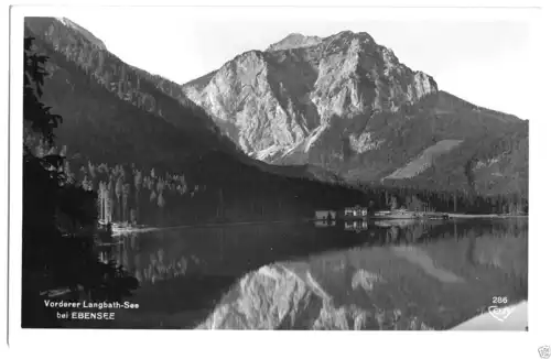 AK, Ebensee, Vorderer Langbath-See, ca. 1950