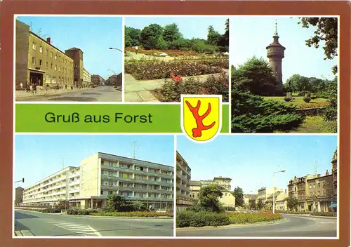 AK, Forst, fünf Abb. und Wappen, 1985