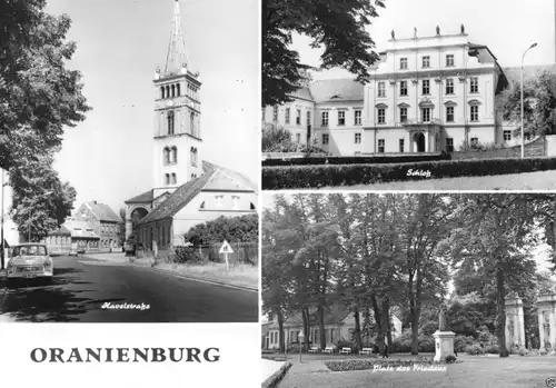 AK, Oranienburg, drei Abb., u.a. Havelstr., 1971